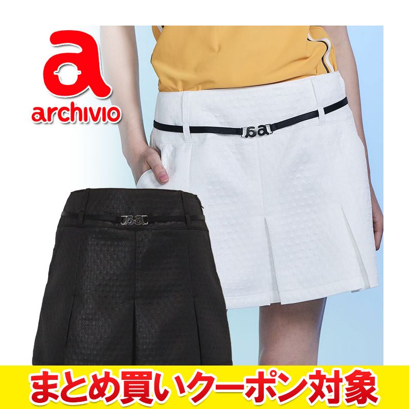 Rakuten - 【まとめ買いクーポン対象(組み合わせ自由)】 クリアランス 【返品不可】 アルチビオ 秋冬 ゴルフ ボックスプリーツキルトスカート レディース A516807