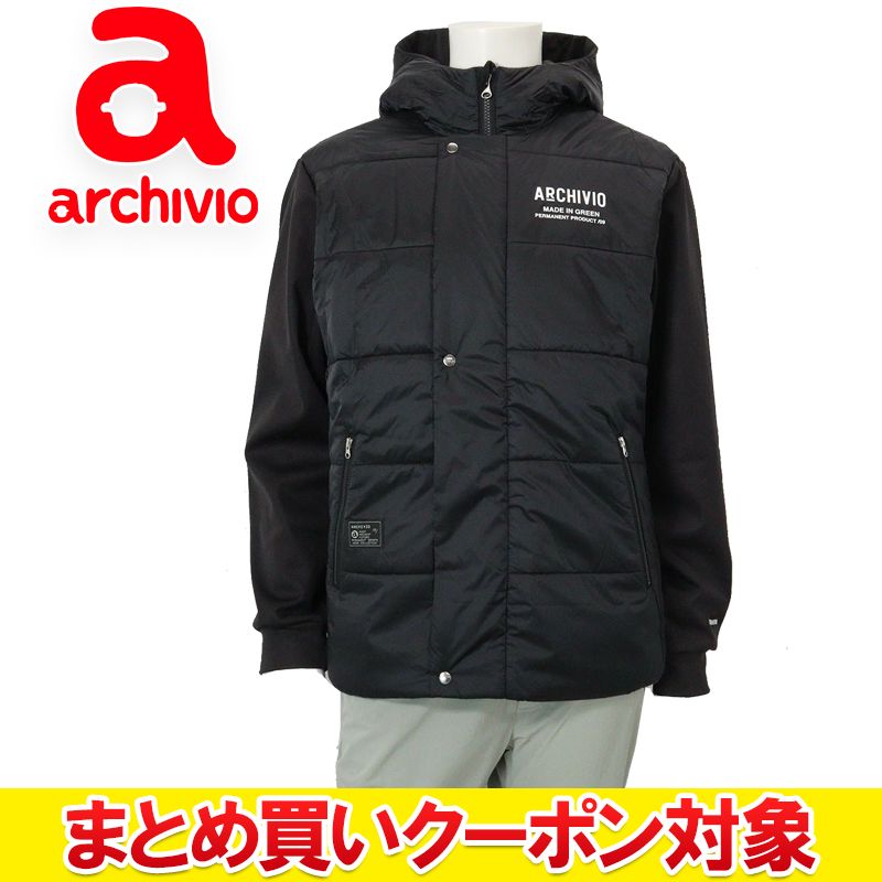 クリアランス 【返品不可】 アルチビオ 秋冬 ゴルフ 異素材切替中綿はっ水ブルゾン メンズ A524102