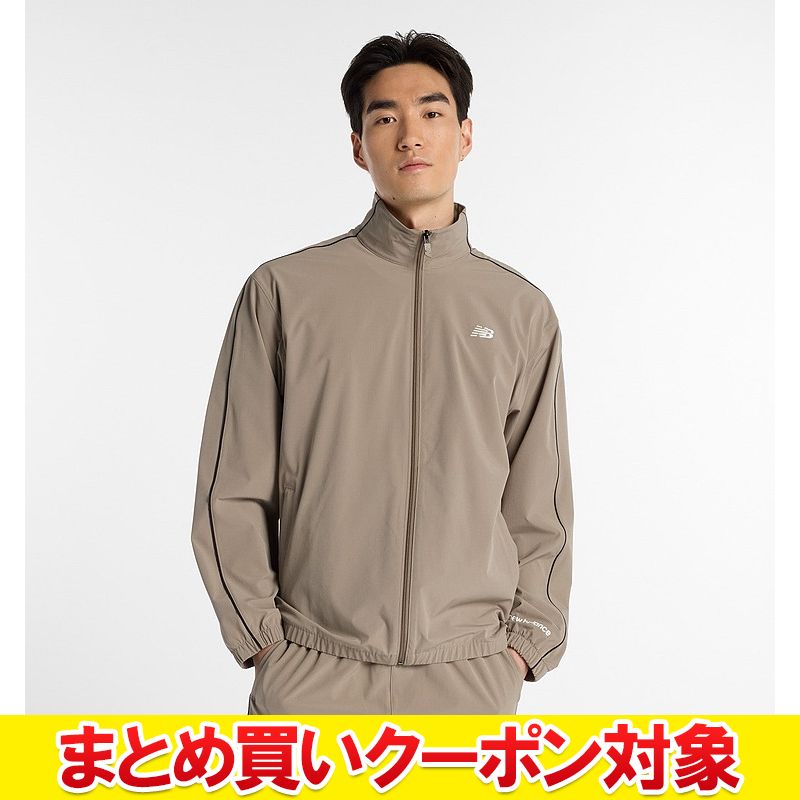 クリアランス 【返品不可】 ニューバランス ウーブントラックジャケット AMJ51504-DOK メンズ