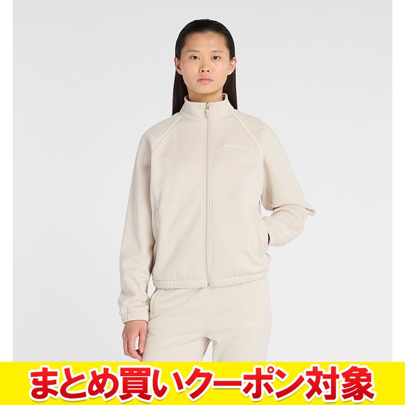 樂天商城 - 【3日間限定店内ポイント最大20倍(6/18 00:00〜6/20 23:59迄)】 【まとめ買いクーポン対象(組み合わせ自由)】 クリアランス 【返品不可】 ニューバランス ブラッシュドダブルニットジャケット AWJ53170-TWF レディース