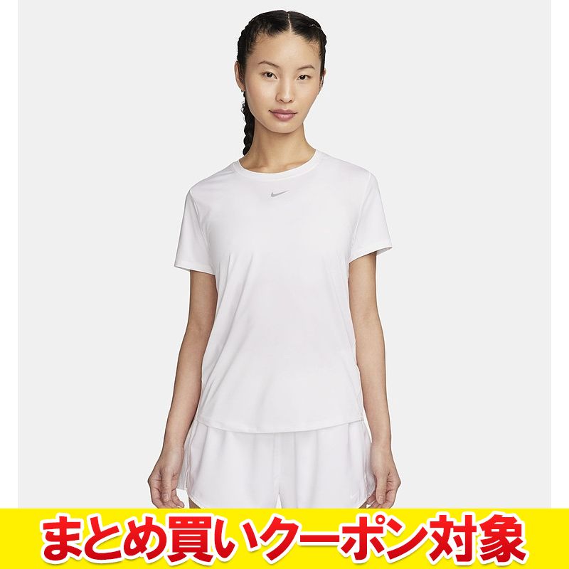 樂天商城 - 【まとめ買いクーポン対象(組み合わせ自由)】 クリアランス 【返品不可】 メール便送料無料 ナイキ ウィメンズ ワン DF S/S スリム トップ FN2799-100 レディース