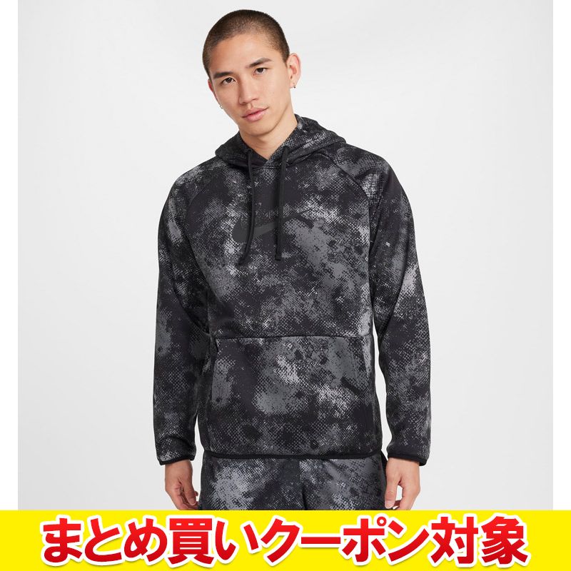 【まとめ買いクーポン対象(組み合わせ自由)】 クリアランス 【返品不可】 ナイキ TF カモ AOP プルオーバー L/S フーディ FZ1089-010 メンズ