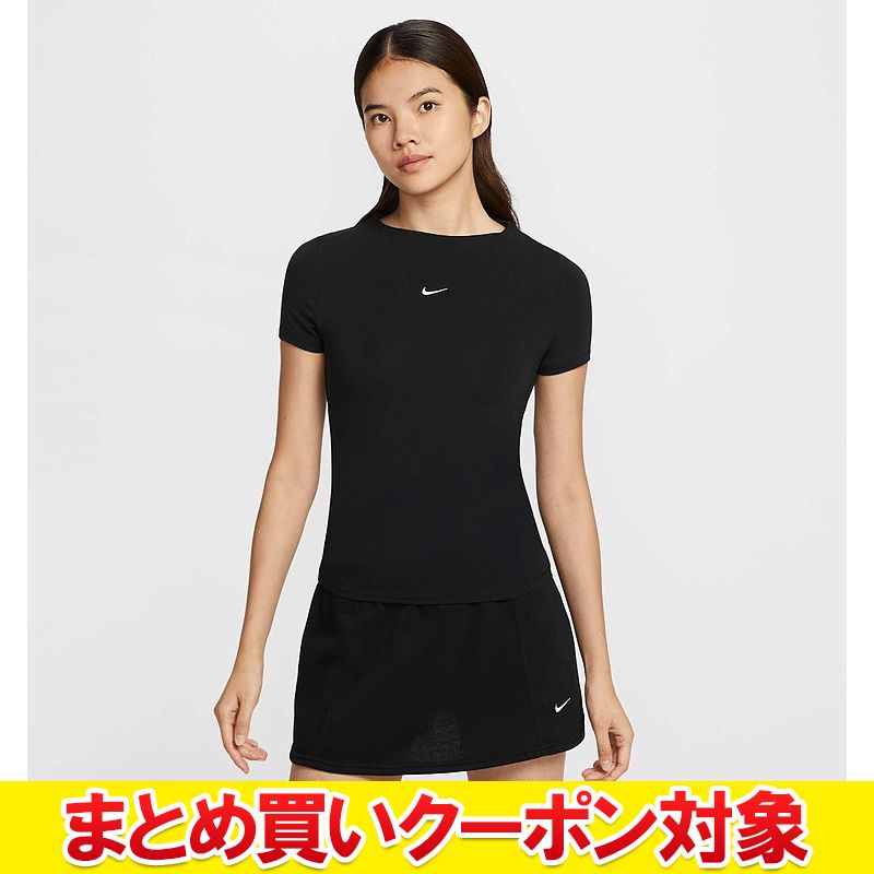【まとめ買いクーポン対象(組み合わせ自由)】 クリアランス 【返品不可】 メール便送料無料 ナイキ ウィメンズ NSW CHLL KNT S/S トップ MOCK T HV2402-010 レディース