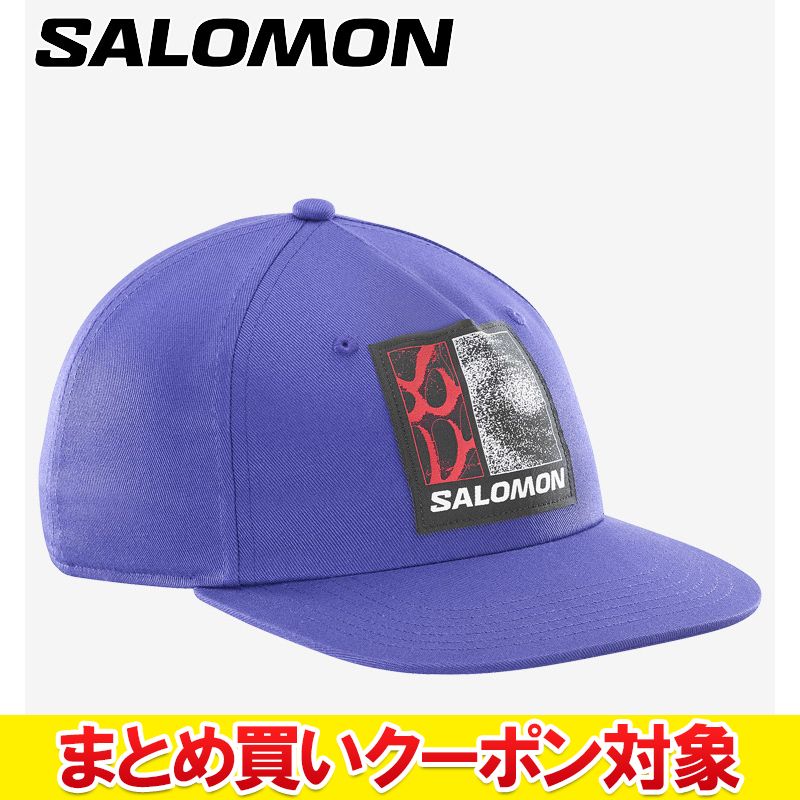 Rakuten - 【お買い物マラソン限定店内ポイント最大20倍(2026/4/17 9:59迄)】【まとめ買いクーポン対象(組み合わせ自由)】 クリアランス 【返品不可】 サロモン FREESTYLE FLAT CAP LC2690500 メンズ レディース
