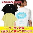 【決算処分セール】 【返品不可】 メール便送料無料 アキクラシック AKIIICLASSIC Tシャツ バックプリントロゴ 半袖 SAK-3101 【MD3】