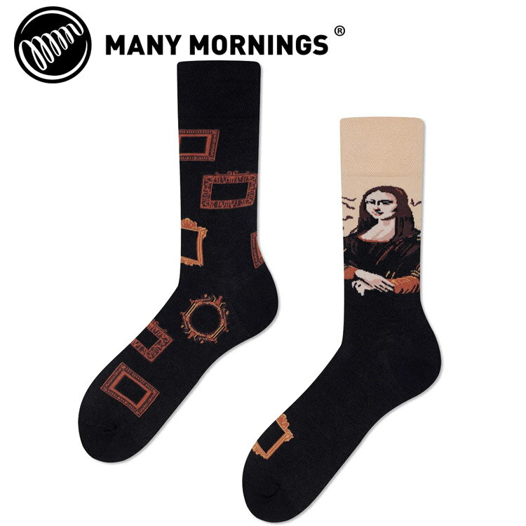 乐天商城 - メール便送料無料 メニーモーニングス MANY MORNINGS SOCKA LISA ソックス 靴下 メンズ レディース ユニセックス