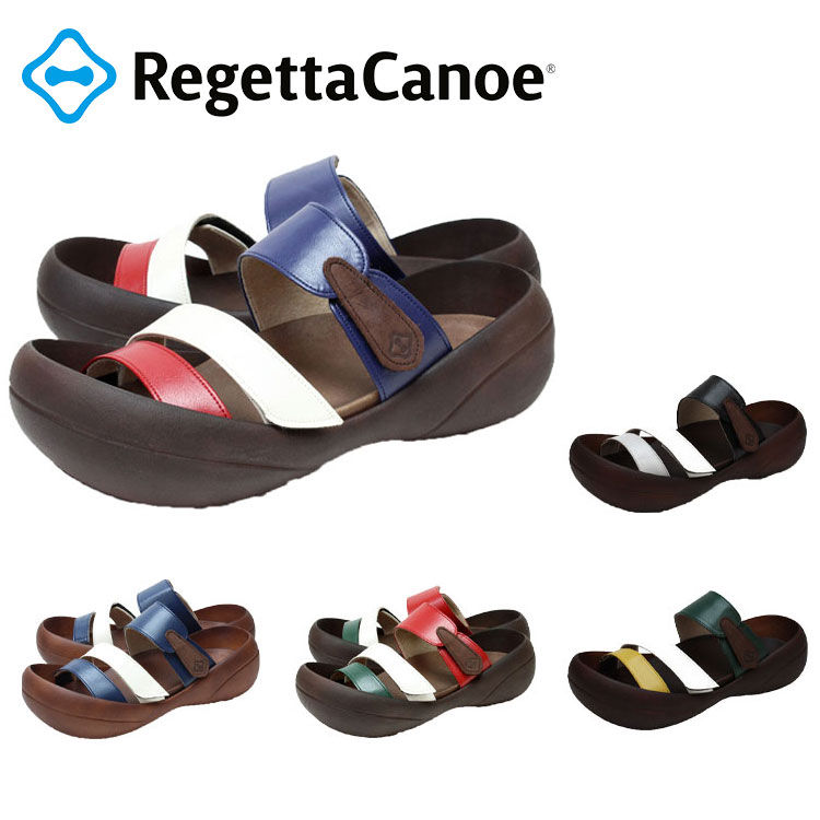 【ブラックフライデー限定店内ポイント最大20倍(11/27 1:59迄】 リゲッタカヌー カジュアル メンズ ビックフットスリーストラップトリコロールサンダル CJBF-5138