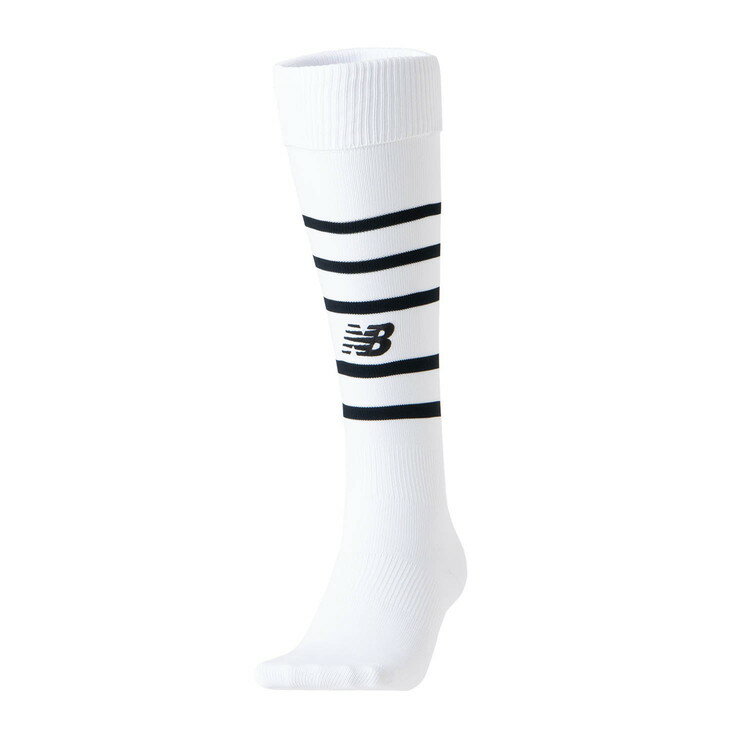 Stockings - 【お買い物マラソン限定店内ポイント最大20倍(2026/5/16 1:59迄)】お買い得スペシャルプライス メール便送料無料 ニューバランス ボーダーソックス LAS45646-WT メンズ レディース