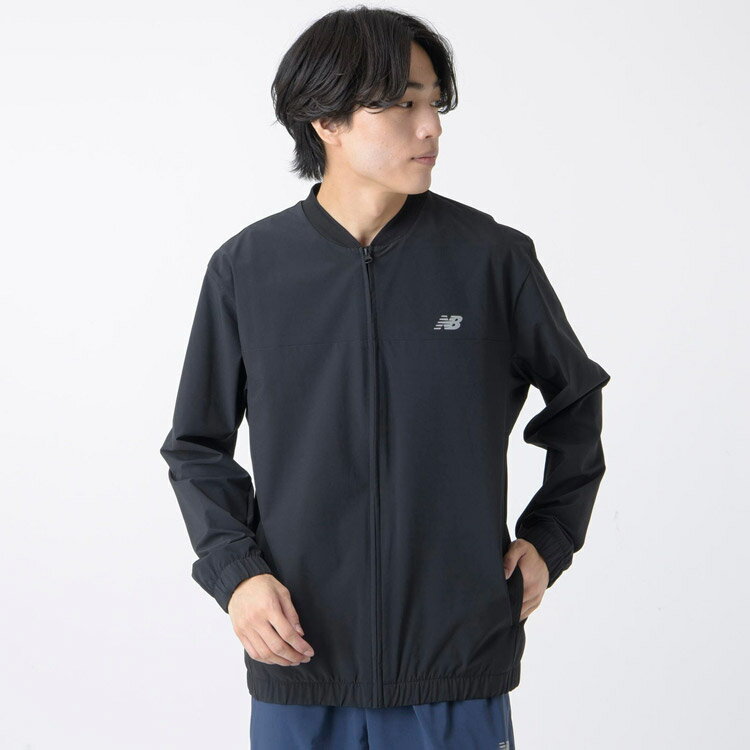 お買い得スペシャルプライス ニューバランス ストレッチウーブンボンバージャケット MJ41017-BK メンズ