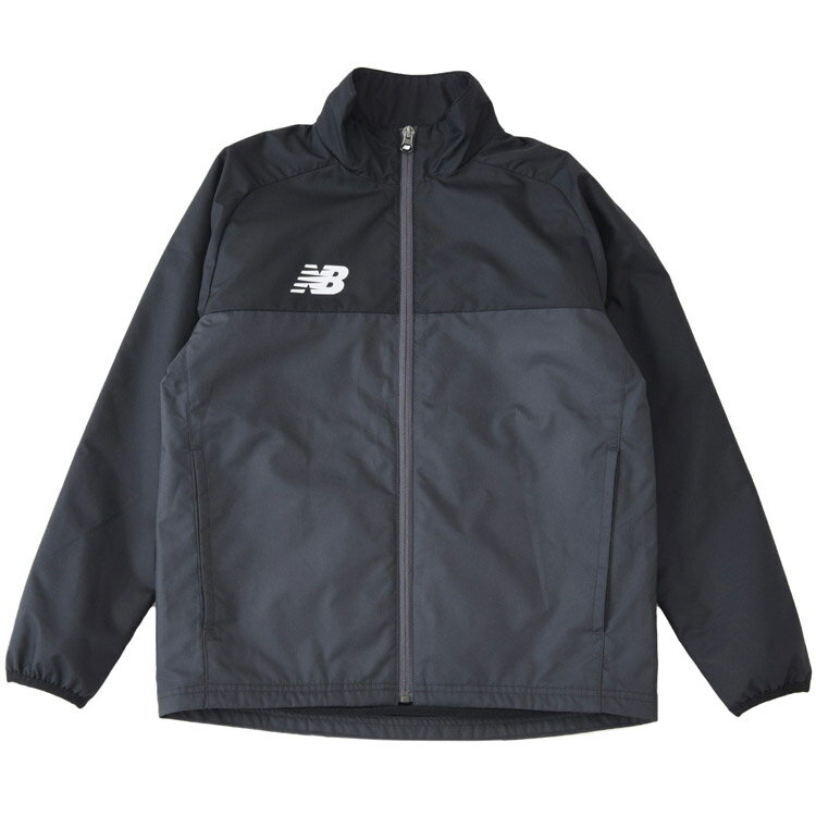 【いちばの日限定店内ポイント最大20倍(12/18 00:00〜23:59迄)】お買い得スペシャルプライス ニューバランス フルジップウインドジャケット 裏地起毛トリコット ABJ45288-CHC ジュニア