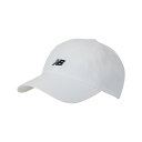 【5のつく日限定店内ポイント最大20倍(9/25 00:00~23:59迄)】 お買い得スペシャルプライス ニューバランス 6パネルクラシックキャップ LAH51004-WT 【地域限定送料無料】