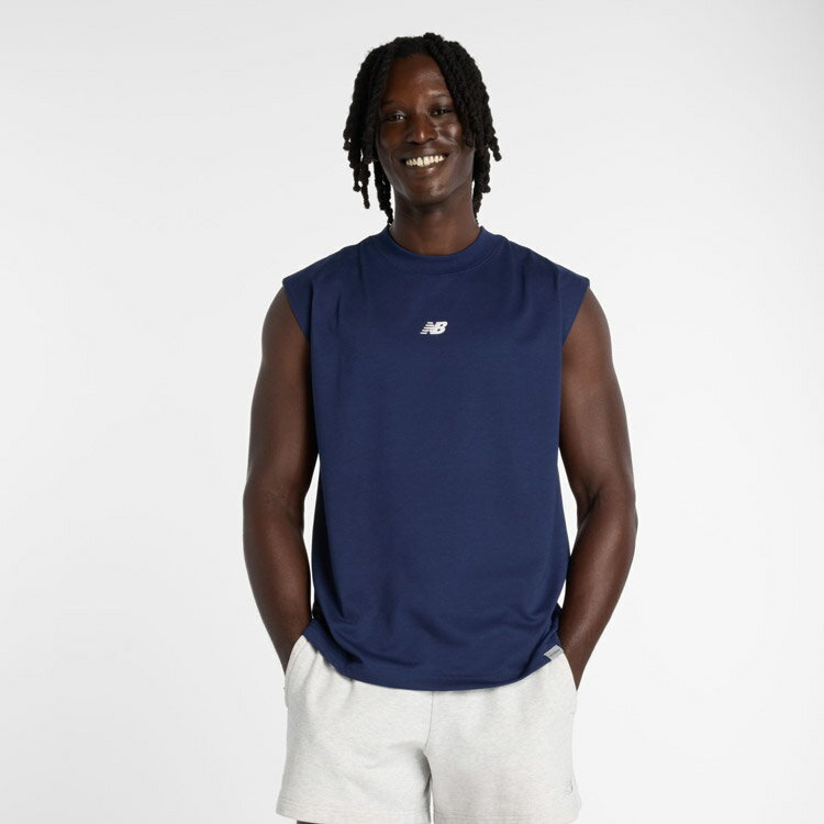 Rakuten - 【お買い物マラソン限定店内ポイント最大20倍(2026/4/17 9:59迄)】お買い得スペシャルプライス メール便送料無料 ニューバランス スリーブレスTシャツ MT61F3JS-TNV メンズ
