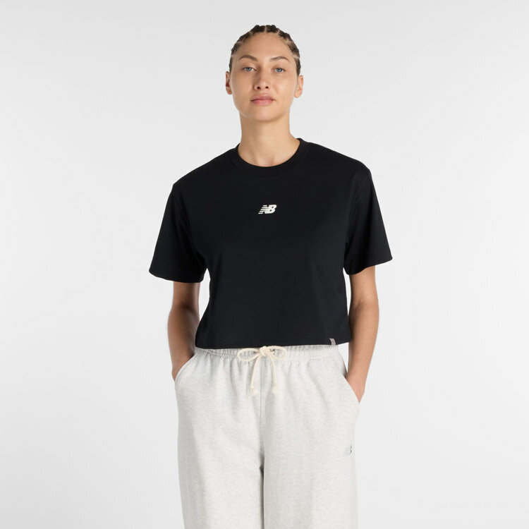 樂天商城 - 【3日間限定店内ポイント最大20倍(4/18 00:00〜4/20 23:59迄)】お買い得スペシャルプライス メール便送料無料 ニューバランス グラフィックTシャツ WT61B2G9-BK レディース