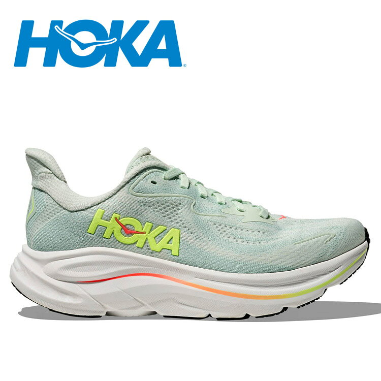 호카 클리프톤 10 CLIFTON 10 HOKA 1162031-SLSSN 레이디스 슈즈 로드 러닝 매일의 주행에 가벼움과 쿠션성을