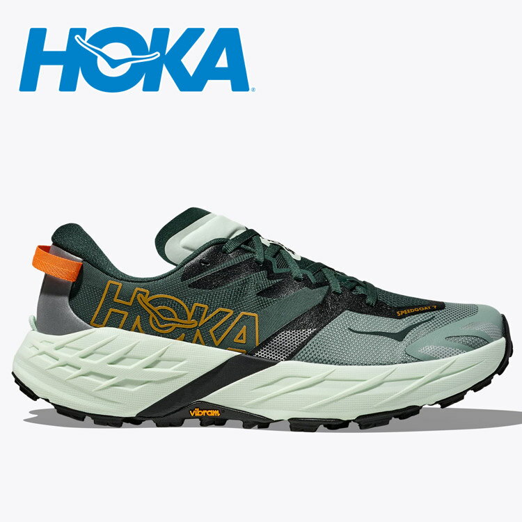 호카 스피드고트 7 SPEEDGOAT 7 HOKA 1171928-BFS 맨즈 슈즈 높은 그립력과 반발성으로 테크니컬한 노면을 극복 새로운 SCF 미드솔에 의해 에너지 리턴이 강화
