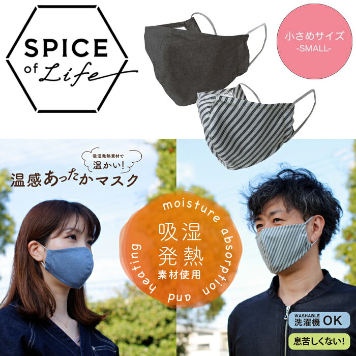 【決算処分セール】 【返品不可】 メール便送料無料 SPICE OF LIFE 温感あったかマスク2枚セット レジ..