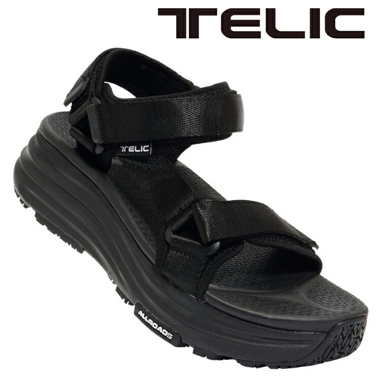 お買い得スペシャルプライス テリック オールローズ-S4 ブラック メンズ レディース サンダル