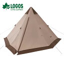 【期間限定ポイント最大20倍(2025/5/27 11:59迄)】 ロゴス LOGOS Tradcanvas VポールTepee400-BA テント 71805...