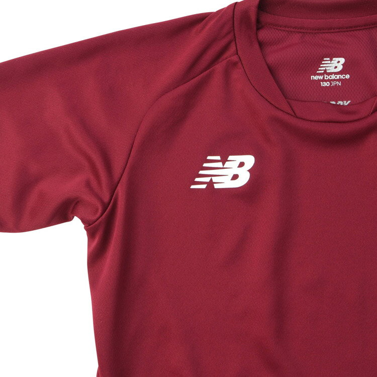 【ワンダフルデー限定店内ポイント最大20倍(3/1 00:00〜23:59迄)】 お買い得スペシャルプライス メール便送料無料 ニューバランス BASIC GAME SHIRTS JJTF0487-CR ジュニア