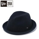 【GW期間限定店内ポイント最大20倍 5/7 9:59迄】 ニューエラ The Fedora フェドーラ ウール ブラック 12018920