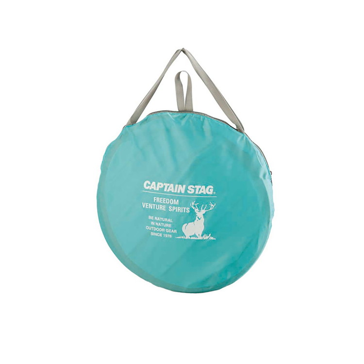 【全品ポイントアップ！スーパーセール限定店内最大20倍(3/11 1:59迄)】 キャプテンスタッグ CAPTAIN STAG アウトドア CSシャルマン ポップアップテントDUO (ミントグリーン) UA-33 UA33