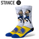 メール便送料無料 在庫一掃セール スタンス ソックス 靴下 おしゃれ STANCE NBA レジェンド STEPH BIG HEAD ゴールデンステート・ウォリアーズ A548A20CBHBLU メンズ 【地域限定送料無料】 【返品不可】