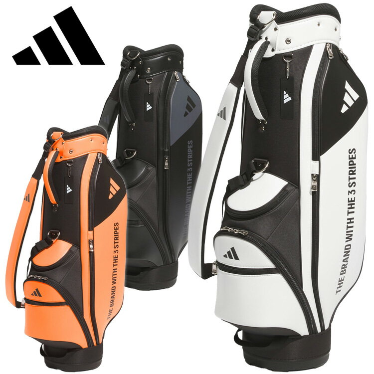 Rakuten - 【お買い物マラソン限定店内ポイント最大20倍(2026/4/14 20:00〜)】 アディダスゴルフ ワーディング キャディバッグ 9.0型 QF624 2026モデル 日本正規品