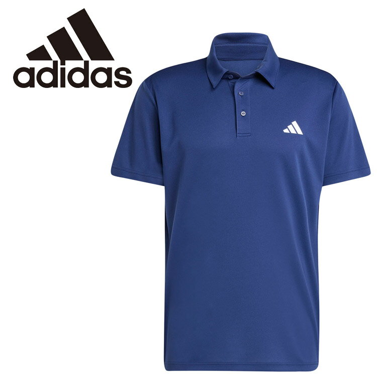 樂天商城 - お買い得スペシャルプライス メール便送料無料 アディダス adidas テニス ファブ ポロシャツ EVT54-JZ4912 メンズ テニスウェア ポロ 半袖 ショートスリーブ レギュラーフィット 3つボタン ポロ襟 軽量 柔らかい 吸湿性 スポーティー