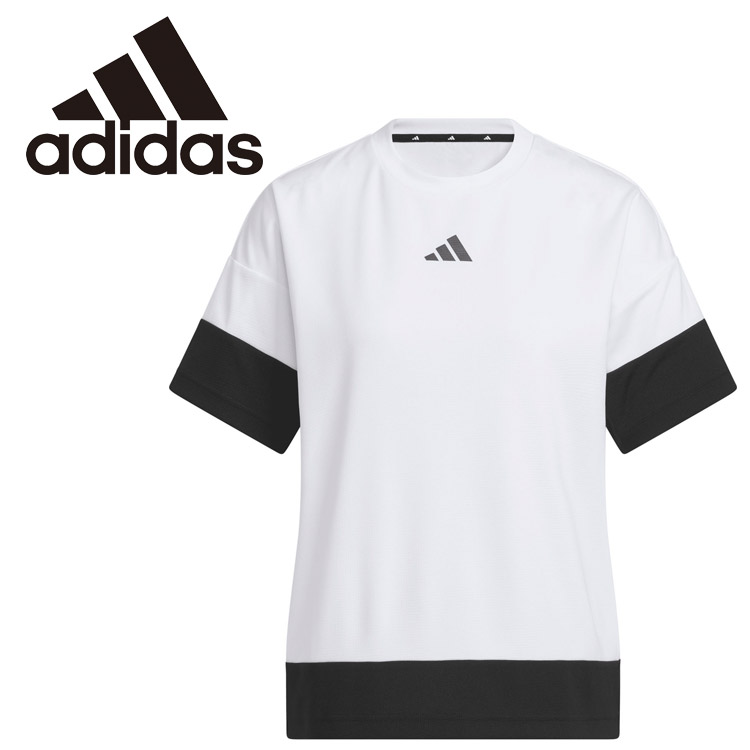 Rakuten - お買い得スペシャルプライス メール便送料無料 アディダス adidas MUSTHAVES ルーズフィット カラーブロック 半袖Tシャツ TJ079-KF9200 トップス 半袖 Tシャツ カラーブロック ルーズフィット カジュアル ワークアウト 速乾性 ソフト 万能アイテム 機能性 ファッション性