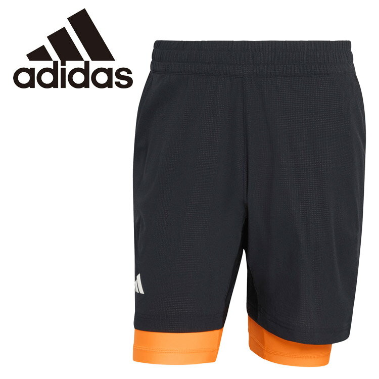 Rakuten - お買い得スペシャルプライス メール便送料無料 アディダス adidas テニス クライマクール ショーツ & インナーショーツ セット DAY88-KB3385 ショーツ インナーショーツ セット フィット感 伸縮性 涼しく ドライ 通気性 快適 テニスショーツ パデル ピックルボール
