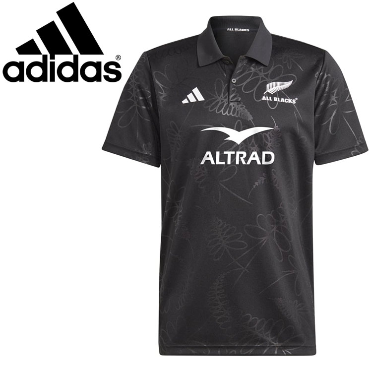 お買い得スペシャルプライス メール便送料無料 アディダス M RUGBY ALL BLACKS RWC サポーター ポロシャツ DCF43-HZ9781 メンズ