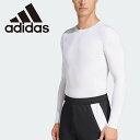 【ブラックフライデー限定店内ポイント最大20倍(11/27 1:59迄】 お買い得スペシャルプライス メール便送料無料 アディダス テックフィット 長袖Tシャツ...