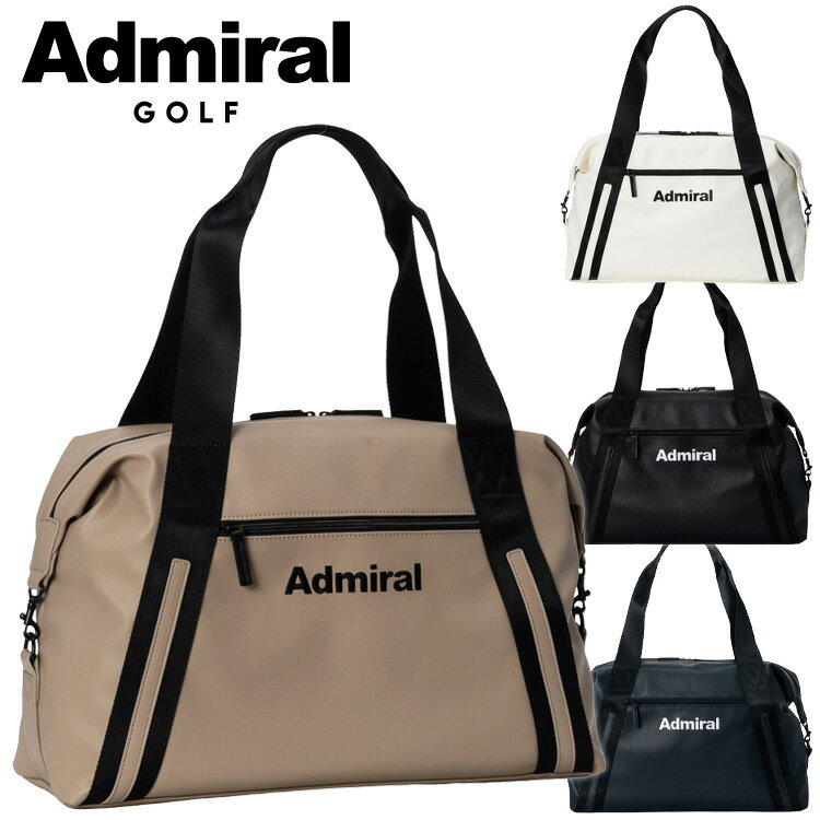 樂天商城 - アドミラルゴルフ シボ合皮 ボストンバッグ ADMZ6AB3 2026モデル 日本正規品