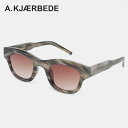 【期間限定ポイント最大20倍(2025/9/26 11:59迄)】 A.Kjaerbede エキアビド LANE レーン Striped Horn KL2412-007 メンズ レディース サングラス メガネ 眼鏡(4)