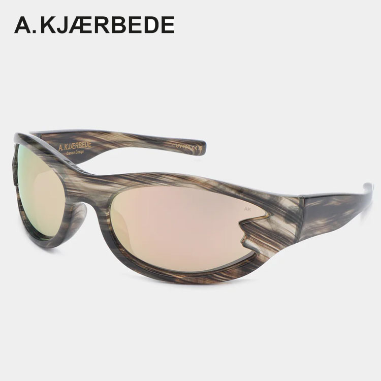 A.Kjaerbede エキアビド BLAST ブラスト Striped Horn KL2503-004 メンズ レディース サングラス メガネ 眼鏡