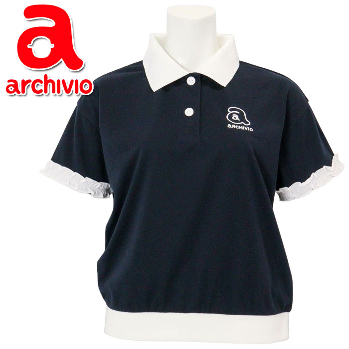 お買い得スペシャルプライス アルチビオ 秋冬 ゴルフ バックギャザーUV速乾プルオーバー 半袖 レディース A519917