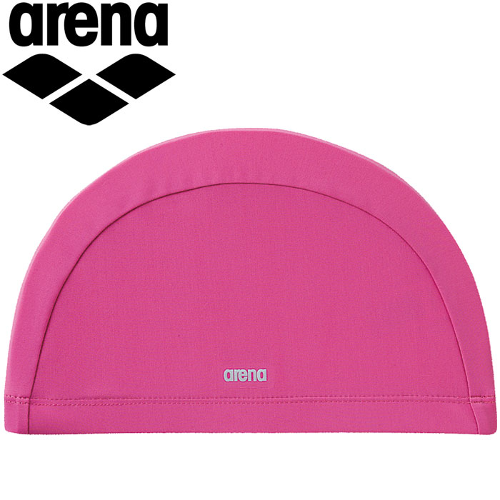 メール便送料無料 アリーナ arena スイミング スイム 水泳 ゆったりテキスタイルキャップ スイミング スイムキャップ 水泳帽 FAR-4918-PNK