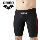 お買い得スペシャルプライス メール便送料無料 アリーナ arena 水泳 スイム スイミング 水着 ハーフスパッツ メンズ ARN-1022M-BKRD