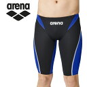 お買い得スペシャルプライス メール便送料無料 アリーナ arena 水泳 水着 ハーフスパッツ メンズ ARN-1026M-BKBW(4)