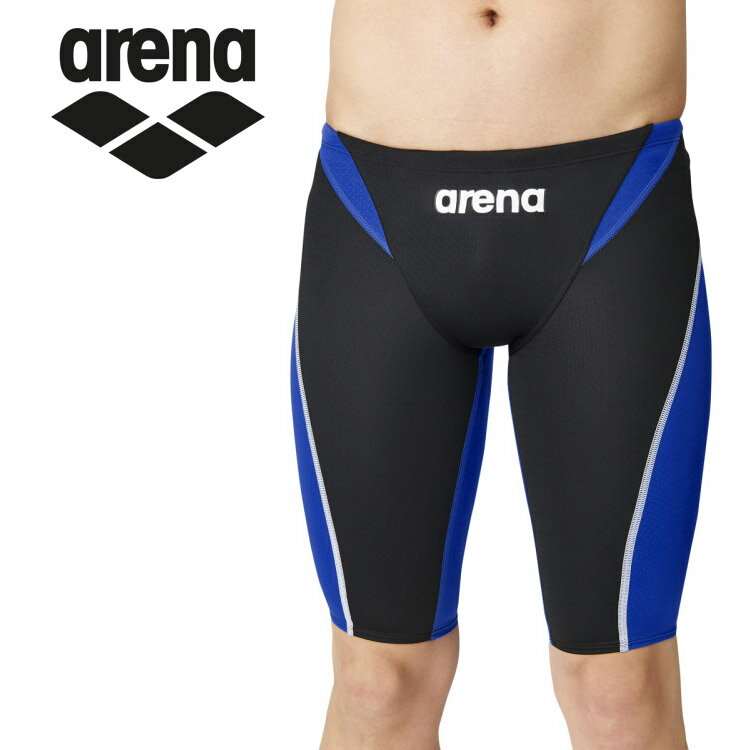 ARENA - 【お買い物マラソン限定店内ポイント最大20倍(2026/5/27 1:59迄)】お買い得スペシャルプライス メール便送料無料 アリーナ arena 水泳 水着 ジュニアハーフスパッツ ジュニア ARN-1026MJ-BKBW