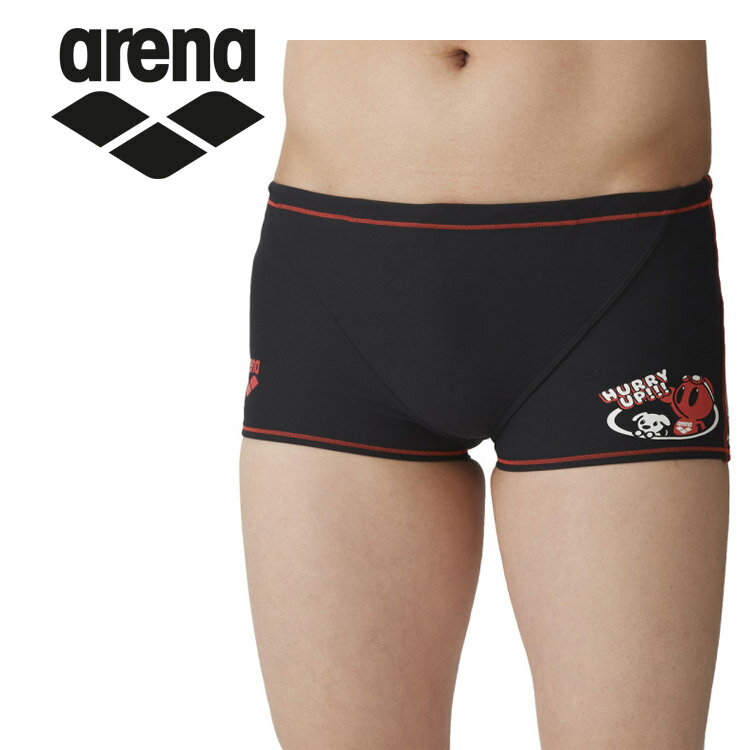 メール便送料無料 アリーナ arena 水泳 水着 トレーニングスパッツ(ショートレッグ) ジュニア FSA-3604J-BKRD
