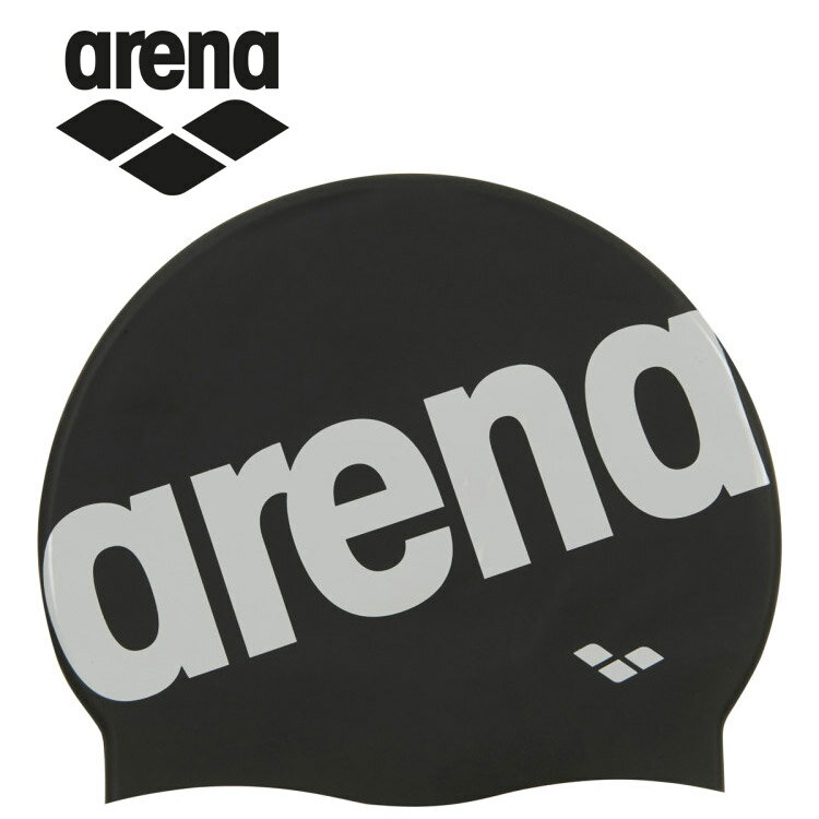 メール便送料無料 アリーナ arena 水泳 スイム シリコーンキャップ 水泳帽 メンズ レディース ARN-3401-BLK