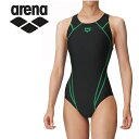 お買い得スペシャルプライス メール便送料無料 アリーナ arena 水泳(競泳) レーシングワンピース(オープンバック) AS4FRC51W-BKBK