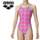 お買い得スペシャルプライス メール便送料無料 アリーナ arena 水泳(競泳) トレーニングワンピース(オープンバック) AS4FWM14W-PKBL