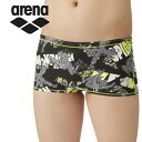 お買い得スペシャルプライス メール便送料無料 アリーナ arena 水泳(競泳) トレーニングスパッツ(ショートレッグ) AS4FWM51M-BKGR