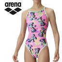 お買い得スペシャルプライス メール便送料無料 アリーナ arena 水泳(競泳) トレーニングワンピース(オープンバック) AS4FWM52G-PKGR(4)