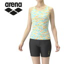 お買い得スペシャルプライス メール便送料無料 アリーナ arena 水泳(競泳) フィットネスセパレーツ(Yバック・ミドルレッグ・差し込みパッド) AS4FWF48W-YLBK(4)