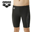 お買い得スペシャルプライス メール便送料無料 アリーナ arena 水泳(競泳) フィットネススパッツ(ハーフレッグ) AS4FWF63M-BK02