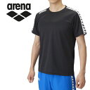 お買い得スペシャルプライス メール便送料無料 アリーナ arena 水泳(競泳) Tシャツ ASS4HTU010-BLK