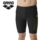 お買い得スペシャルプライス メール便送料無料 アリーナ arena 水泳 水着 フィットネススパッツ(ハーフレッグ) メンズ LAR-4302-BKYL